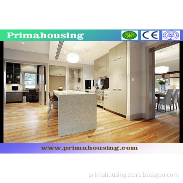 Champagne Color Lacquer Kitchen Cabinet (PR-K2025)